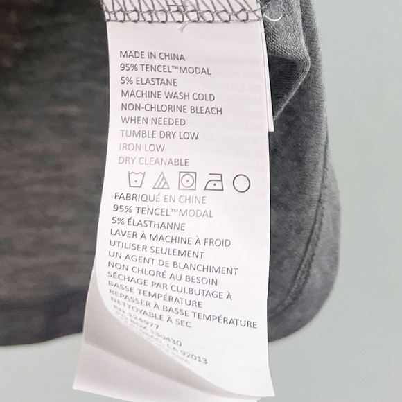 NWT Prana Foundation Scoop Neck Pocket In Heather Grey - Picture 7 of 7